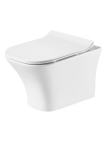 Унитаз подвесной Orange C02-100W безободковый, сиденье с микролифтом