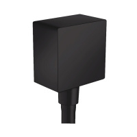 Подключение для душевого шланга Hansgrohe FixFit Square 26455670 черный матовый