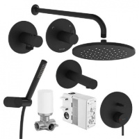 Душевая система Vitra Origin A49284EXP, черный матовый Душевая система Vitra Origin A49284EXP, черный матовый