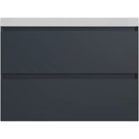 Тумба подвесная без раковины 80 см Style Line Манхэттен ЛС-00002360 графит матовый