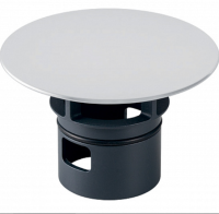 Крышка клапана Geberit для донного клапана с отводом без возможности перекрытия слива: Материал=Санфаянс, Белый 241.993.01.1