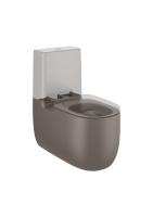 Унитаз напольный безободковый Roca Beyond  Rimless 3420B9660 кофе матовый