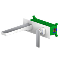 Смеситель для раковины встроенный Timo Torne хром белый 4371/00-16SM