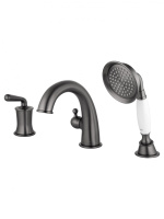 Смеситель на борт ванны WONZON & WOGHAND STEAM, темный графит WW-88659008-BGM Смеситель на борт ванны WONZON & WOGHAND STEAM, темный графит WW-88659008-BGM