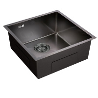 Кухонная мойка (44х42) EMAR EMB-131 PVD Nano Dark