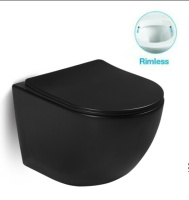 Унитаз подвесной безободковый SantiLine SL-5018MB