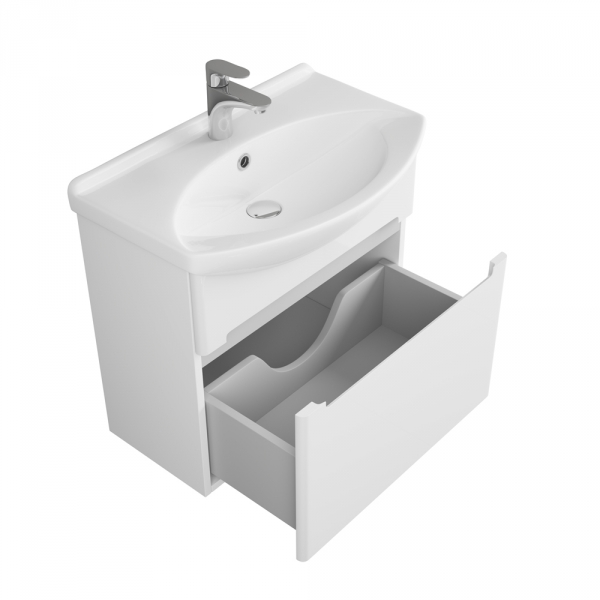 Тумба под раковину Owl 1975 Lagerta, 85 см, 2 ящика OW08.03.00