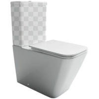 Чаша с сиденьем Ceramica Nova Cubic Rimless CN1803-B без бачка