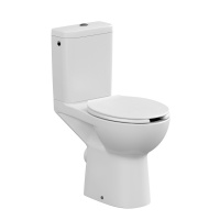 Унитаз напольный безободковый Cersanit ETIUDA Clean On 010 3/6 без сиденья P-KO-ETI010-3/6-COn