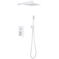 Душевой комплект ABBER Daheim AF8219W скрытого монтажа без излива, белая матовая