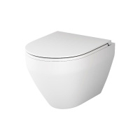 Подвесной унитаз безободковый с сиденьем микролифт Am.Pm Spirit V2.0 C701700MWSC