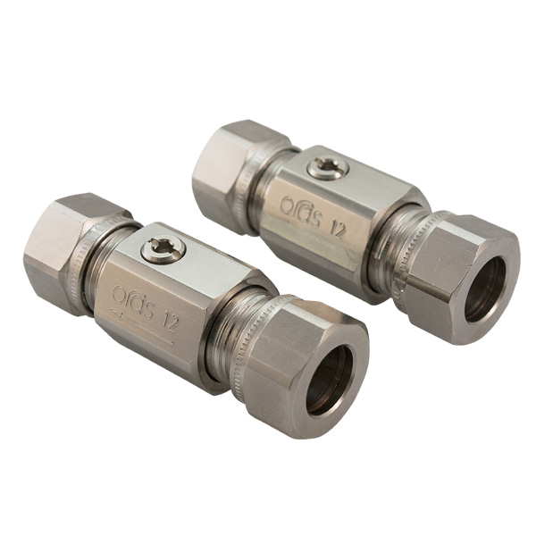 Прямой соединитель с запорным клапаном Oras 281087/2