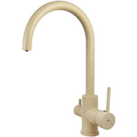 Смеситель KAISER Mercur кухня боковой под фильтр R-излив Ø35 (песочный-302)