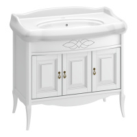 Тумба под раковину Opadiris Лоренцо 100 Z0000008219  белый матовый (без раковины)