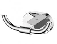 Крючок двойной KAISER хром (латунь) (KH-2012)