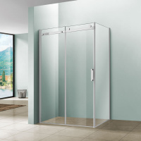 Душевой уголок Vincea  Como VSR-1C8013CL (130х80)  хром, стекло прозрачное