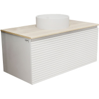 Тумба под раковину Jorno Cossety 100 Coss.01.100/P/W-DG/JR