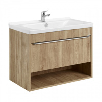 Тумба с раковиной Aquaton Хоуп 80 1A2873K0HP6C0 орех