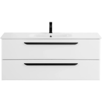 Тумба под раковину Cezares ECO-CER-1000-2C-SO-BO Bianco Opaco без ручек
