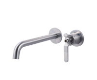 Смеситель для раковины настенный Bronze de Luxe 1760'S Loft матовый хром 5530CC