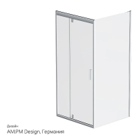 Душевой уголок (90х90) Am.Pm Gem W90G-404-9090-MT хром