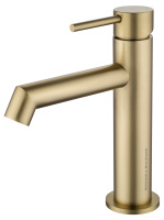 Смеситель для раковины WONZON & WOGHAND, брашированное золото WW-H1063-BG