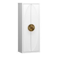 Пенал Opadiris Ибица, подвесной, цвет белый/золото, 00-00007078