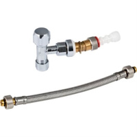 Комплект для бокового подвода воды, санитарная панель Geberit Monolith для унитаза: Глянцевый хром 131.072.21.1