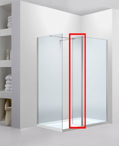 Душевое ограждение Black & White Stellar Wind S601-2+SB6