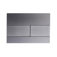 Кнопка смыва для инсталляции механическая WONZON & WOGHAND, темный графит WW-IB235-BGM