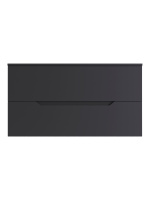 Тумба без раковины подвесная 100 столешница МДФ Orange Line Li-100TugMDF матовый графит