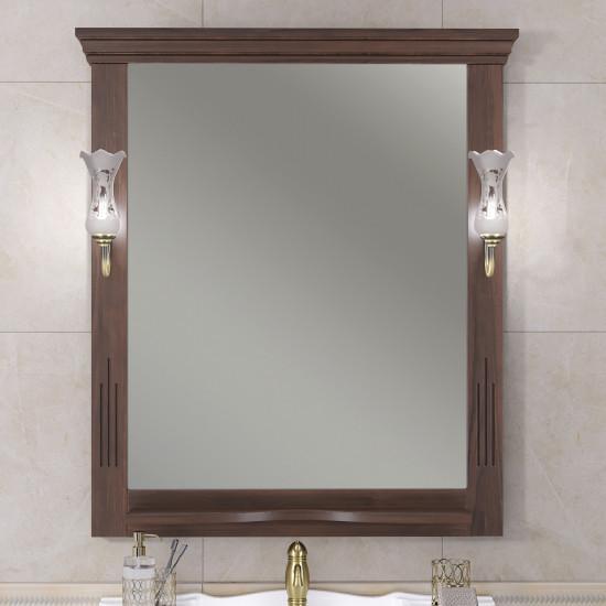 Зеркало Opadiris Риспекто 85 00-00007064  орех антикварный, с выключателем, без светильника