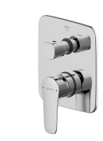 Смеситель для ванны встроенный Bravat Source PB8173218CP-2-ENG