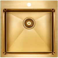 Кухонная мойка Paulmark Velten PM905151-BG брашированное золото
