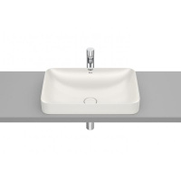 Раковина накладная (55х37) Roca Inspira square 327534650 бежевый
