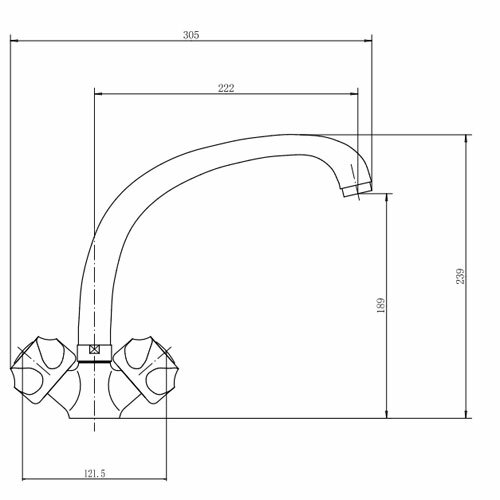 Смеситель для кухни FASHUN A4226
