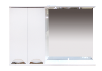 Зеркало-шкаф (120х80) Misty Куба 120 левый П-Куб-01120-011Л