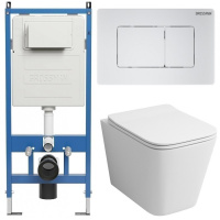Комплект унитаза с инсталляцией Grossman Classic 97.4441S.04.01M с клавишей смыва