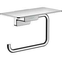 Держатель туалетной бумаги с полкой AddStoris Hansgrohe 41772000