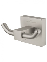 Двойной крючок для ванной WONZON & WOGHAND POLO, брашированный никель WW-8925-BN