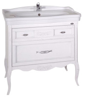 Тумба под раковину ASB-Woodline   Модерн 85 11247 (белый)