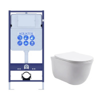 Комплект унитаза с инсталляцией SET AQUATEK КЛАССИК cm