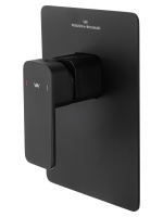 Смеситель для душа встраиваемый WONZON & WOGHAND ARNIE, черный матовый WW-694700-2-MB