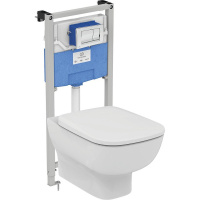 Комплект унитаза с инсталляцией 4 в 1 Ideal Standard Esedra T387301