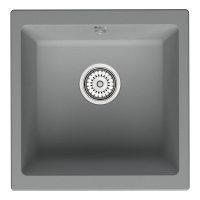 Мойка кухонная Point Бату 45 PN3008AL, серый