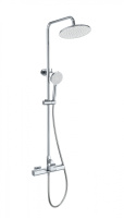 Душевая система с термостатом WONZON & WOGHAND Plate, хром WW-C3017-A-CR