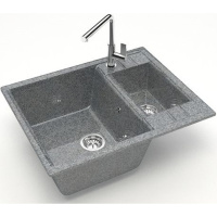 Кухонная мойка Marrbaxx Жаклин Z190 Z190Q008 светло-серый