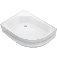 Акриловый душевой поддон (90х80) Wemor 10000006055 Левая