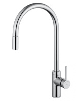 Смеситель для кухни с выдвижным изливом WONZON & WOGHAND хром WW-422902-CR