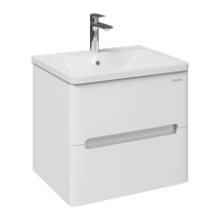 Тумба подвесная Grossman АДЕЛЬ-НОРМА-60 106038 см с 2-я ящ, белая